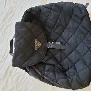 Black backpack prada